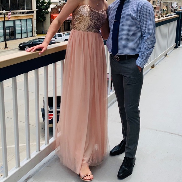 Rose Gold Dress - Picture 3 of 3